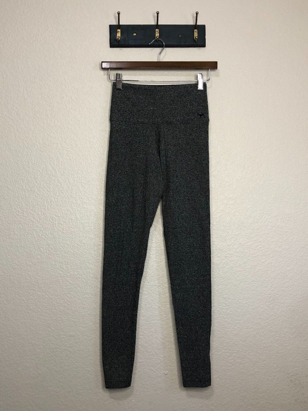Victoria's Secret Pink Gray Yoga Ankle Legging Women's XS Stretch Athletic Gym